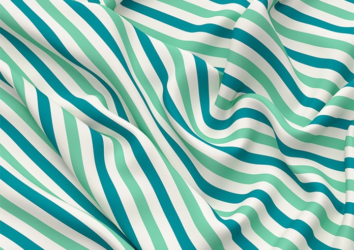 The British Stripe Co. Catherine, Blackpool No.1 - Twist&Fit Roman Blind - Image 4